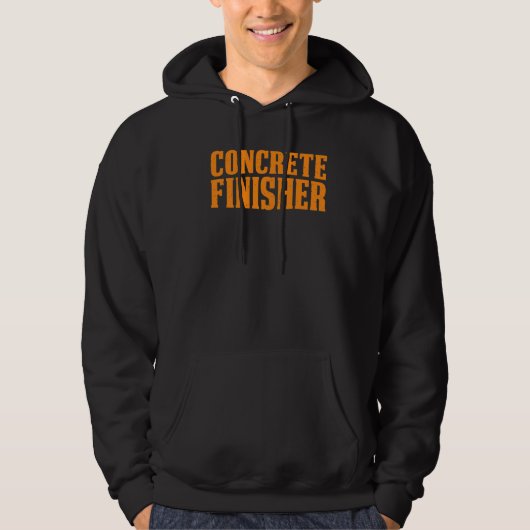 Concrete finisher hoodie (Voorkant)