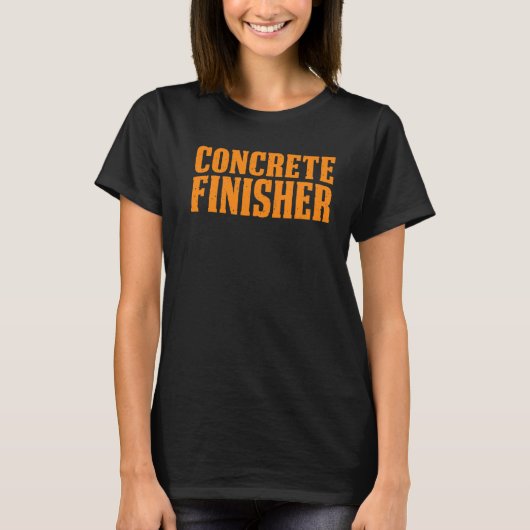 Concrete finisher t-shirt (Voorkant)
