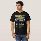 Concrete finisher Uurly-cadeau Cementmixer  T-shirt (Voorkant volledig)