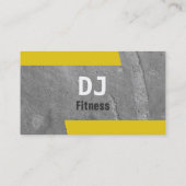 Concrete fitness Personal Trainer Foto Visitekaartje (Achterkant)