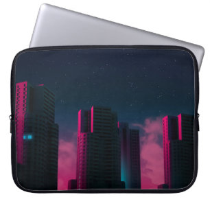 CONCRETE GEBOUWEN NAAR WITTE KLEUREN LAPTOP SLEEVE