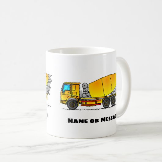 Concrete gemengde Mok, Mokken transportcement (Voorkant rechts)