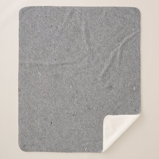Concrete gray background texture sherpa deken (Voorkant)