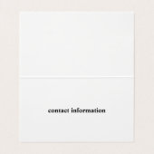 Concrete gray Industrial Grunge Visitekaartje (Binnenkant ongevouwen)