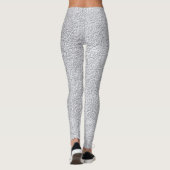 Concrete grijze stone wandtextuur leggings (Achterkant)