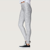 Concrete grijze stone wandtextuur leggings (Links)