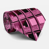 Concrete Kantoor blokkering - Diep roze Stropdas (Opgerold)