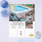 Concrete Landscaping Flyer met Brickform (Enkel)