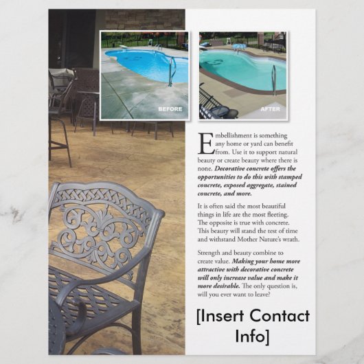 Concrete landschappen met Solomon Flyer (Achterkant)