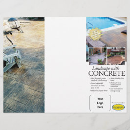 Concrete landschapsarchitectuur — Brochure voor br
