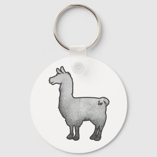 Concrete Llama Keychain (Voorkant)