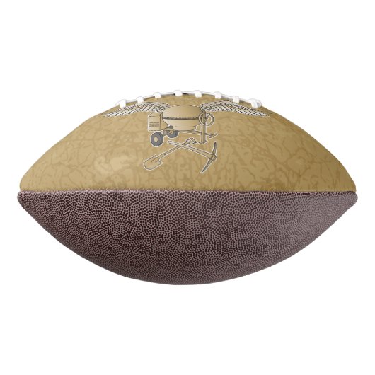 Concrete mengbeige american football (Gedraaid 90)
