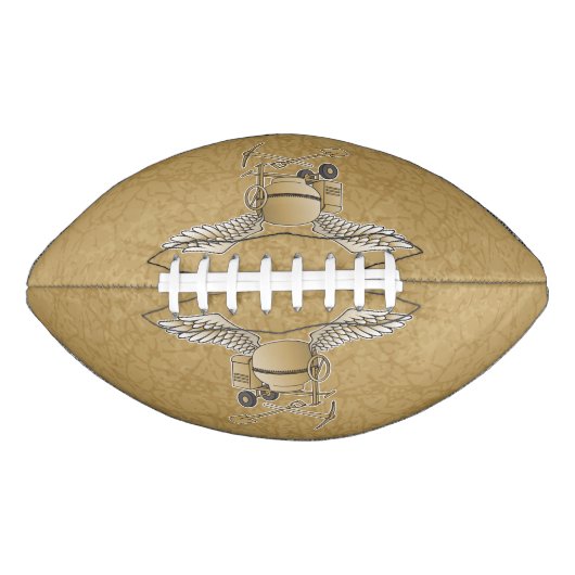 Concrete mengbeige american football (Voorkant)