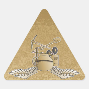 Concrete mengbeige sticker