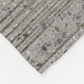 Concrete mijnbouw grijze cement sidewalk fleece deken (Hoek)