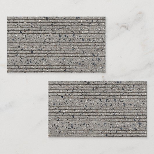 Concrete mijnbouw grijze cement sidewalk visitekaartje (Voorkant / Achterkant)