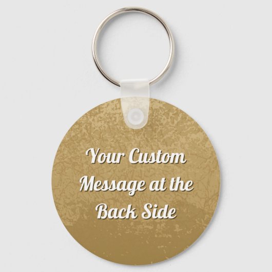 Concrete mixer beige Sleutelhanger (Achterkant)