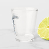 Concrete mixer Blue-Grey Shot Glas (Rechts)