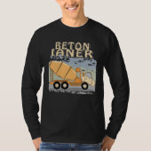 Concrete Mixer Construction Site Construction Work T-shirt (Voorkant)