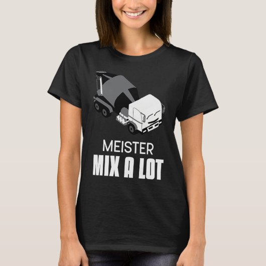Concrete Mixer for Drivers Slogan Concrete Mixer D T-shirt (Voorkant)
