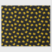 Concrete mixerpatroon cadeaupapier (Vlak)