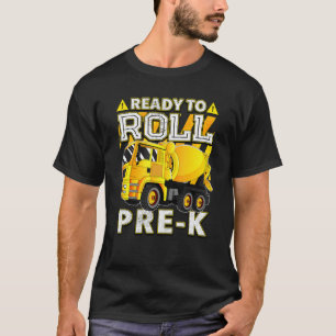 Concrete mixertruck gereed om vóór K te rollen T-shirt