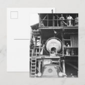 Concrete mixing Plant  foto Briefkaart (Voorkant / Achterkant)