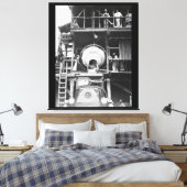 Concrete mixing Plant  foto Canvas Afdruk (Insitu (Slaapkamer))