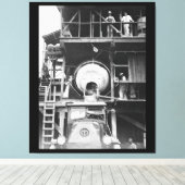 Concrete mixing Plant  foto Canvas Afdruk (Insitu (Houten vloer))