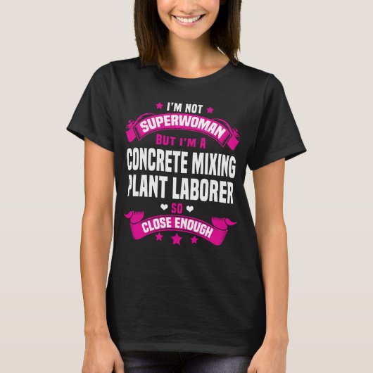 Concrete mixing Plant Laborator T-shirt (Voorkant)