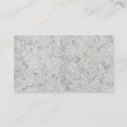 Concrete moderne professionele Visitekaartje (Achterkant)