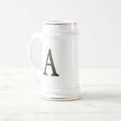 Concrete Monogram letter A Bierpul (Voorkant links)