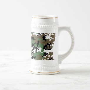 Concrete Oerwoud Camo Beer Stein Bierpul