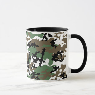 Concrete Oerwoud Camo Glass Mok