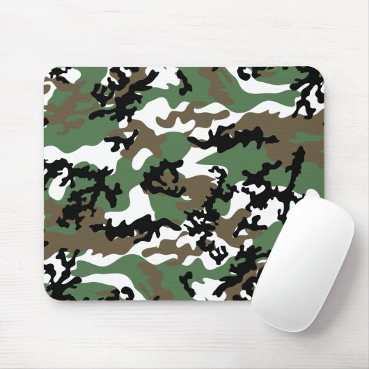 Concrete Oerwoud Camo Mousepad Muismat (Met muis)