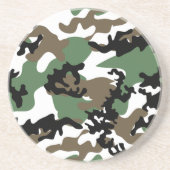 Concrete Oerwoud Camo Sandstone Onderzetter (Voorkant)