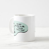 Concrete persoonlijke stem koffiemok (Voorkant links)