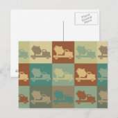 Concrete Pop Art Briefkaart (Voorkant / Achterkant)