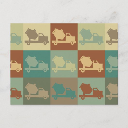 Concrete Pop Art Briefkaart (Voorkant)