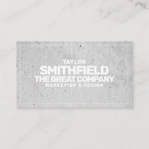 Concrete professionele Visitekaartje