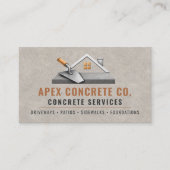 Concrete QR-code professional Visitekaartje (Voorkant)