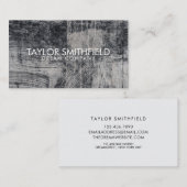 Concrete Rustic Visitekaartje (Voorkant / Achterkant)