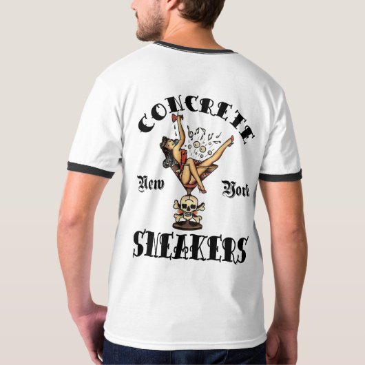 Concrete Sneakers "New York" T-shirt (Achterkant volledig)