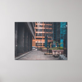 concrete stilte canvas afdruk