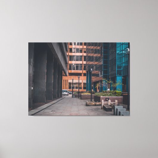 concrete stilte canvas afdruk (Voorkant)