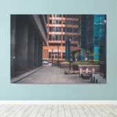 concrete stilte canvas afdruk (Insitu (Houten vloer))