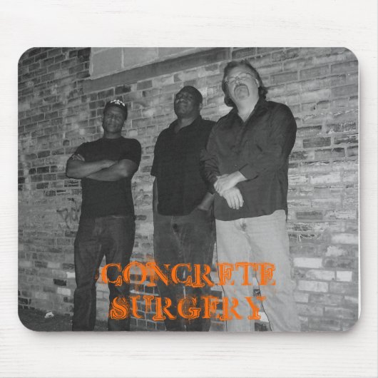 CONCRETE SURGERY Mousepad Muismat (Voorkant)