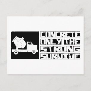 Concrete Survive Briefkaart