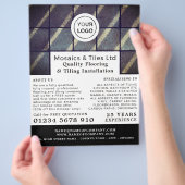 Concrete Tegels, Vloer, de Installateur van de Teg Flyer (Hand)