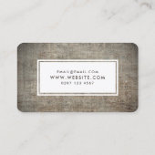 Concrete textuur Eenvoudige Moderne Binnenlandse O Visitekaartje (Achterkant)